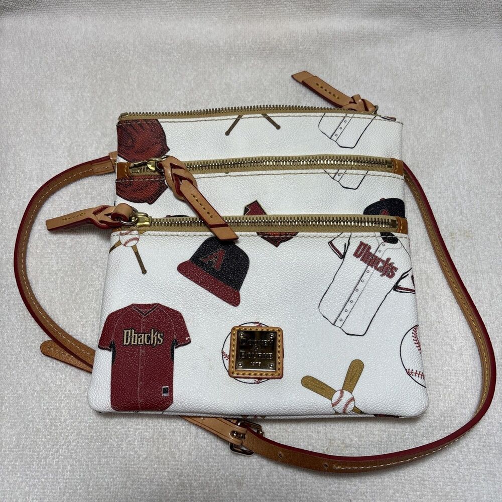 Dooney & Bourke MLB Arizona Diamondbacks Game Day Triple Zip Cross-body Purse